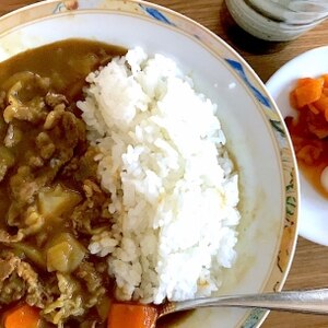 さっぱり食べたい！豚肉と 大根の 和風カレー